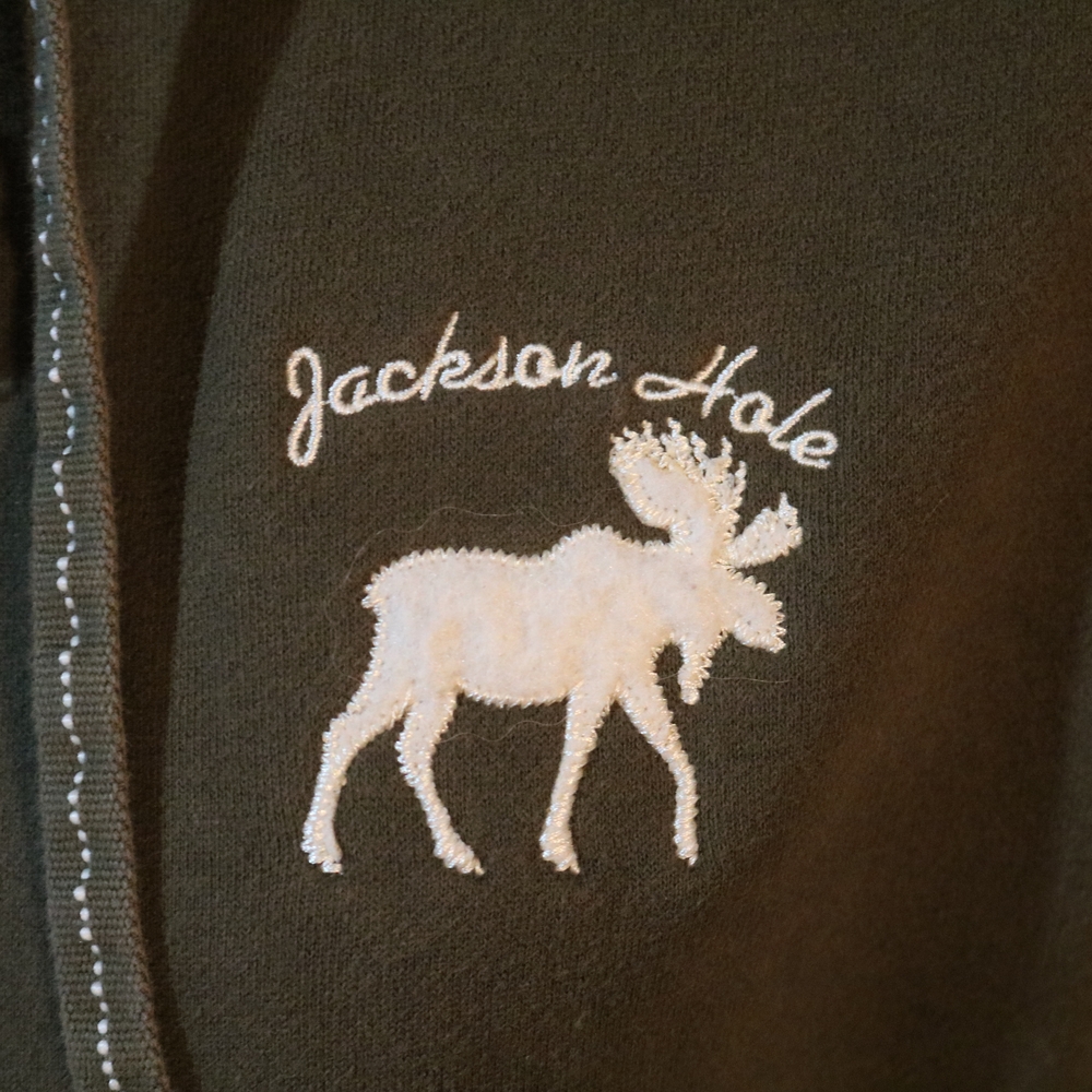 Women's Green Hoodie Feat. Jacs